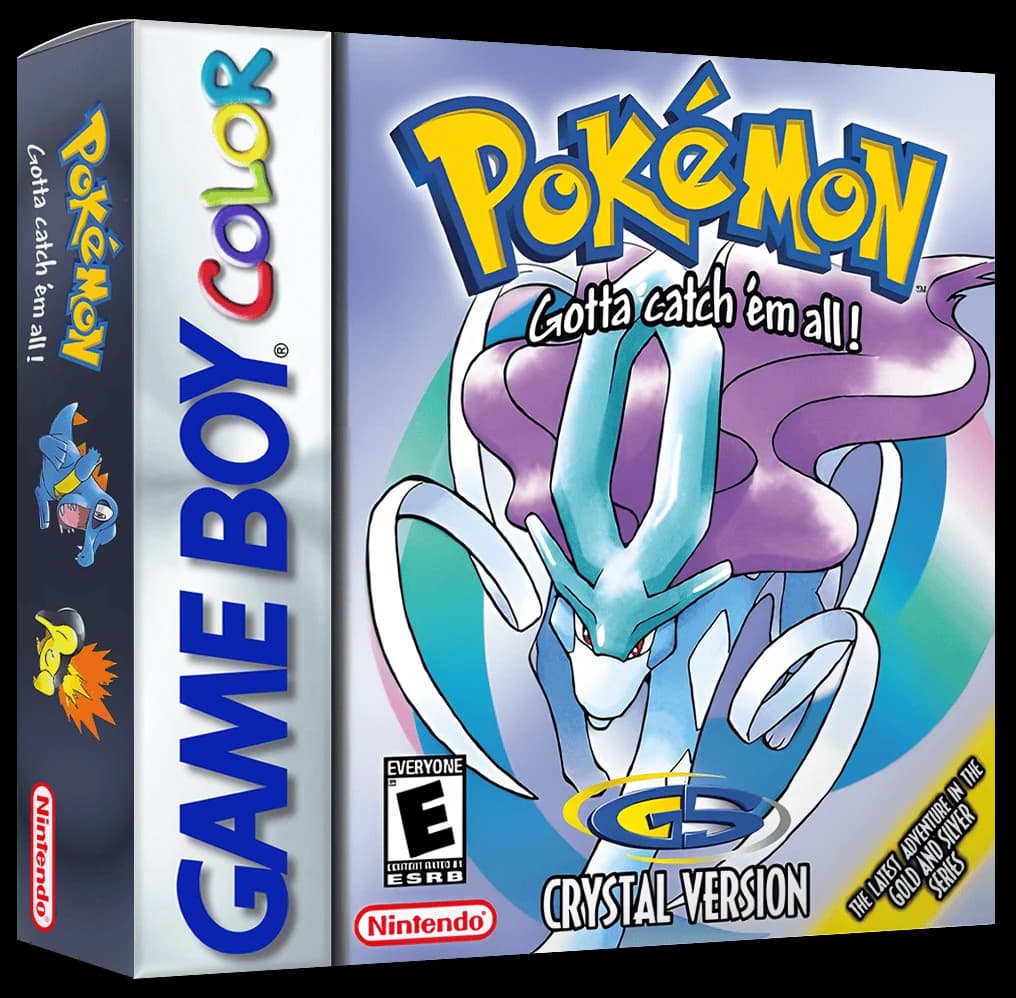 Pokemon Crystal 3D box (NA)