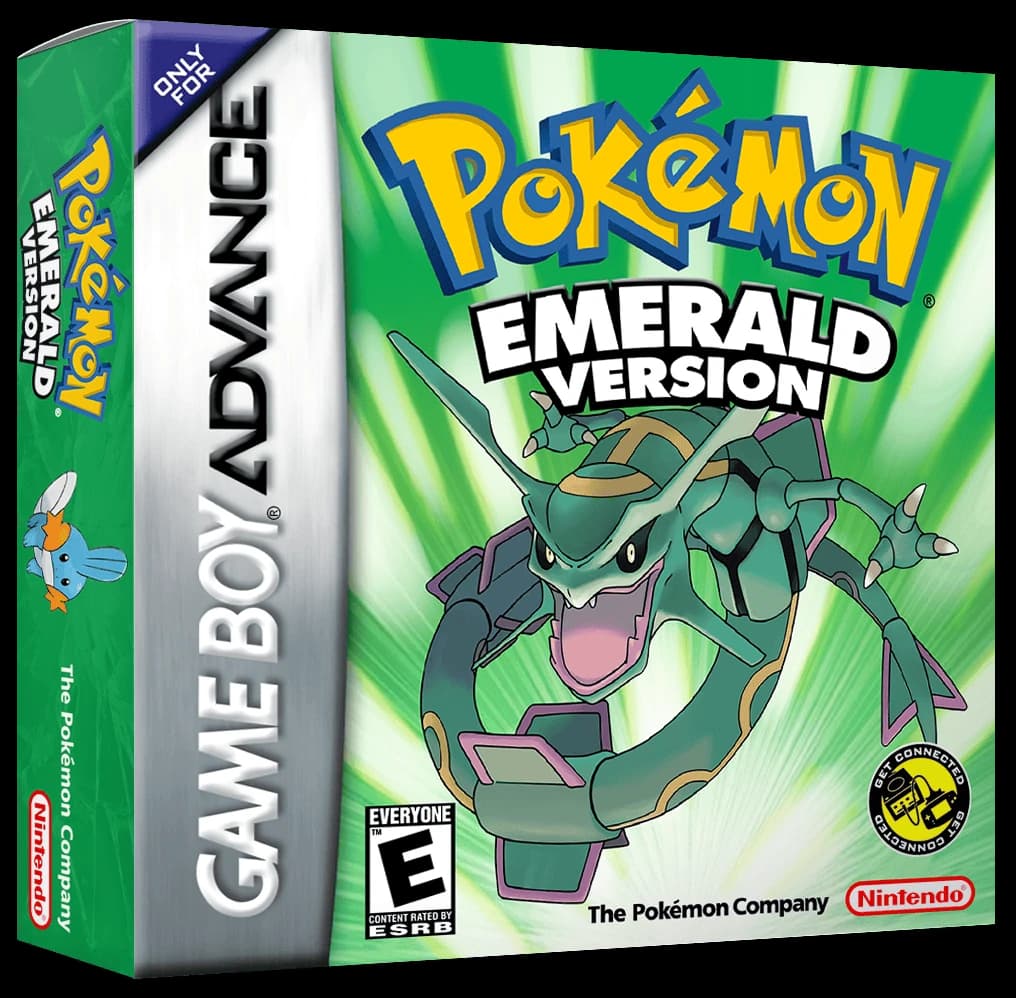Pokemon Emerald 3D box (NA)