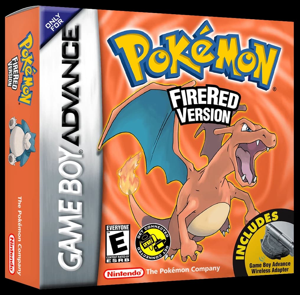 Pokemon FireRed box art