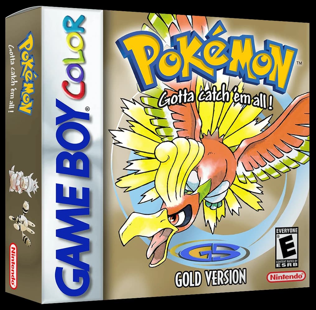 Pokemon Gold 3D box (NA)