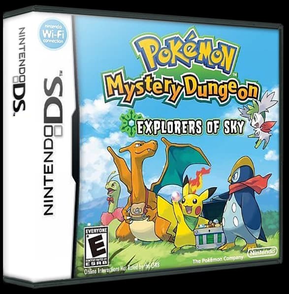 Pokemon Mystery Dungeon Explorers of Sky box art