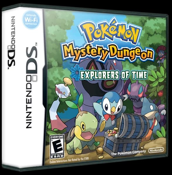 Pokemon Mystery Dungeon Explorers of Time 3D box (WORLD)
