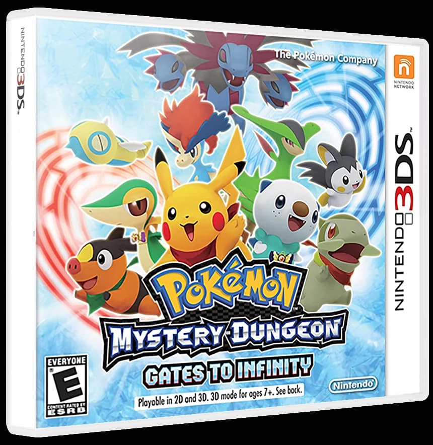 Pokemon Mystery Dungeon Gates To Infinity box art