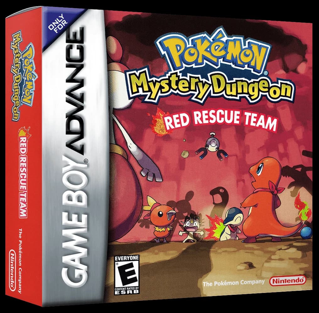 Pokemon Mystery Dungeon Red Rescue Team box art