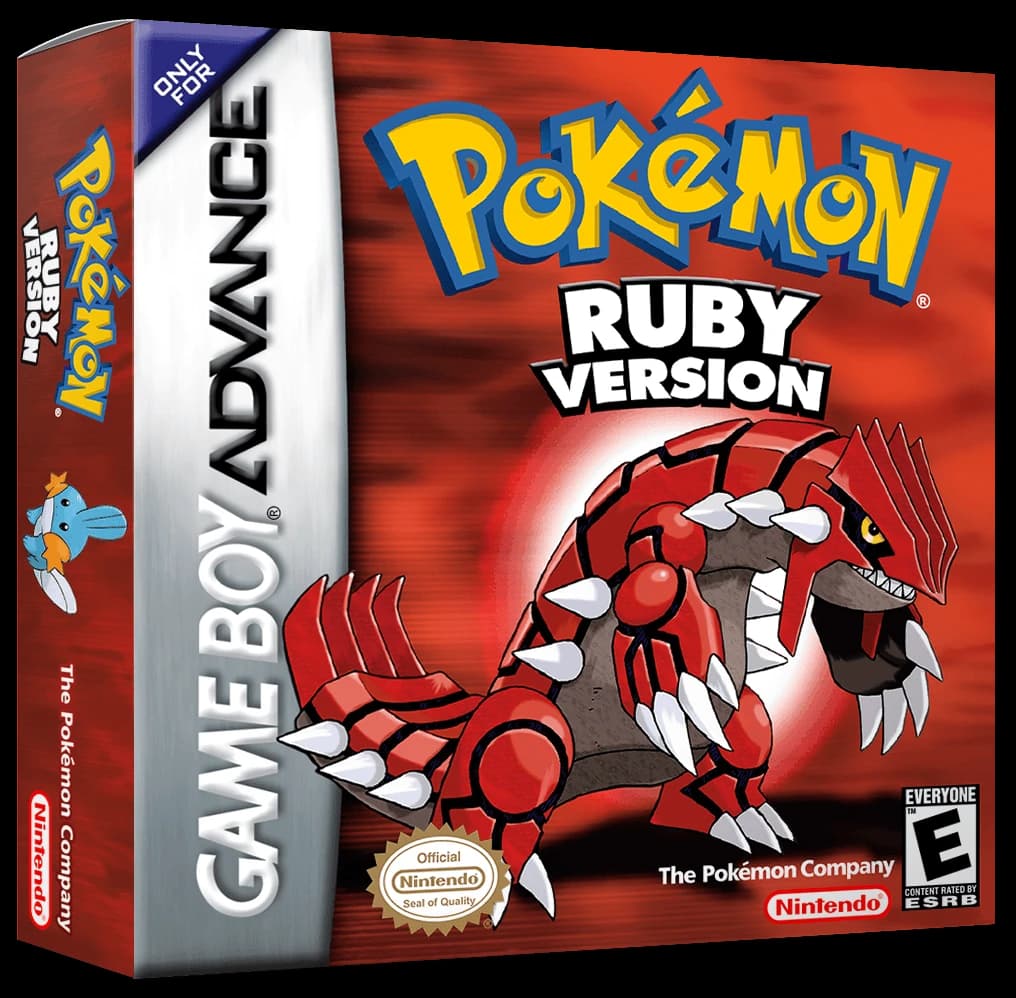 Pokemon Ruby 3D box (NA)