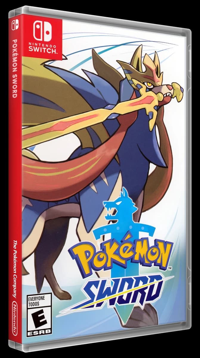 Pokemon Sword 3D box (NA)