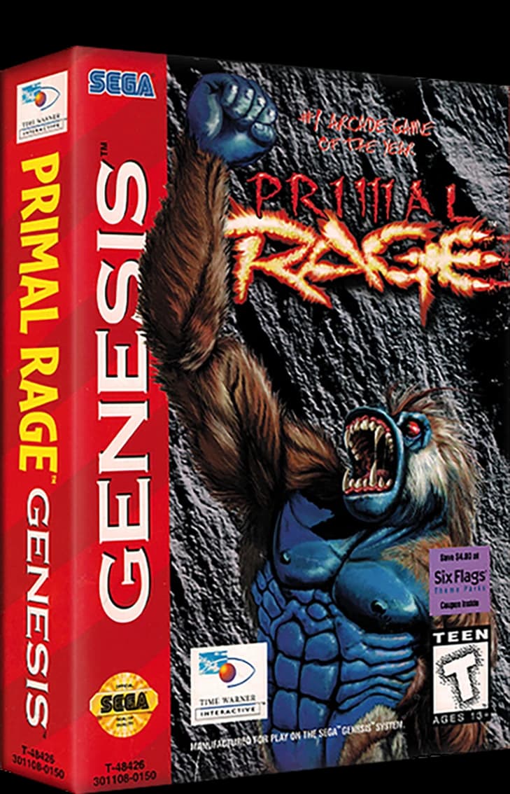 Primal Rage box art