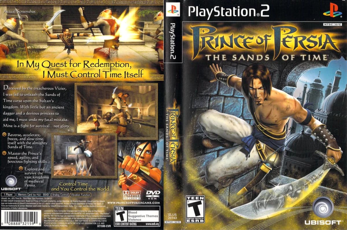Prince of Persia Sands of Time box art