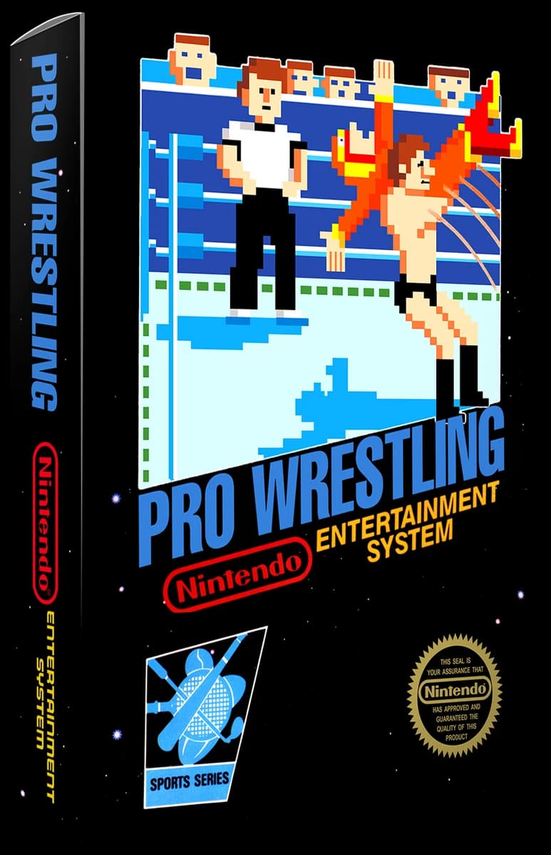 Pro Wrestling 3D box (NA)