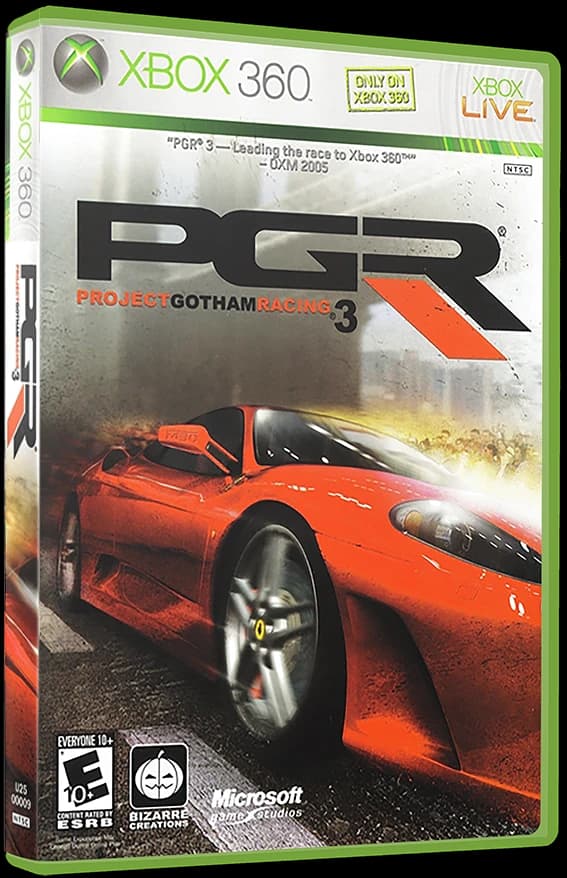 Project Gotham Racing 3 box art