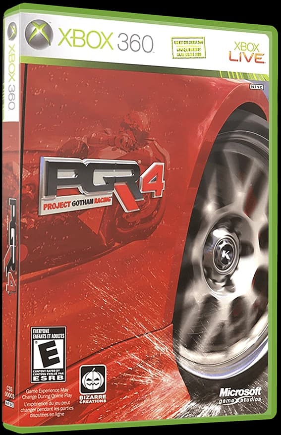 Project Gotham Racing 4 3D box (NA)