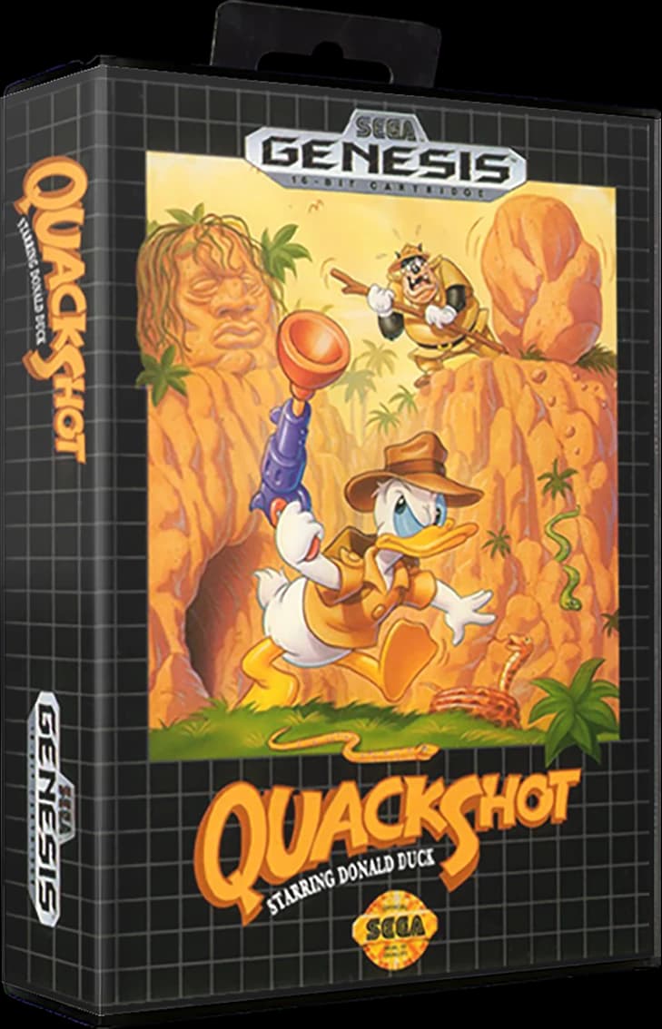 QuackShot Starring Donald Duck box art