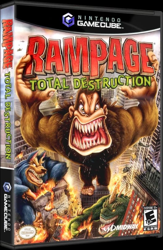Rampage Total Destruction 3D box (NA)