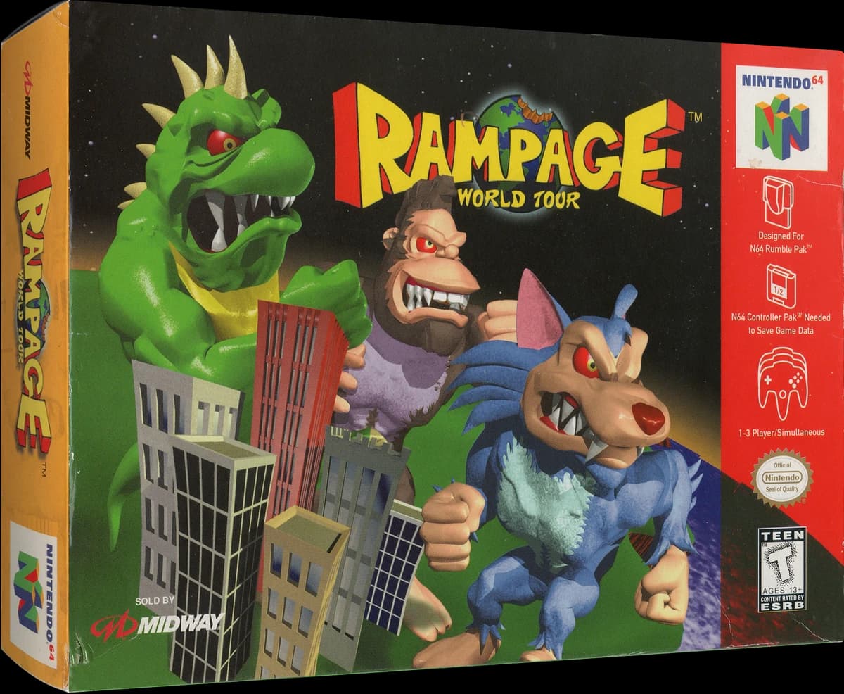 Rampage World Tour 3D box (NA)