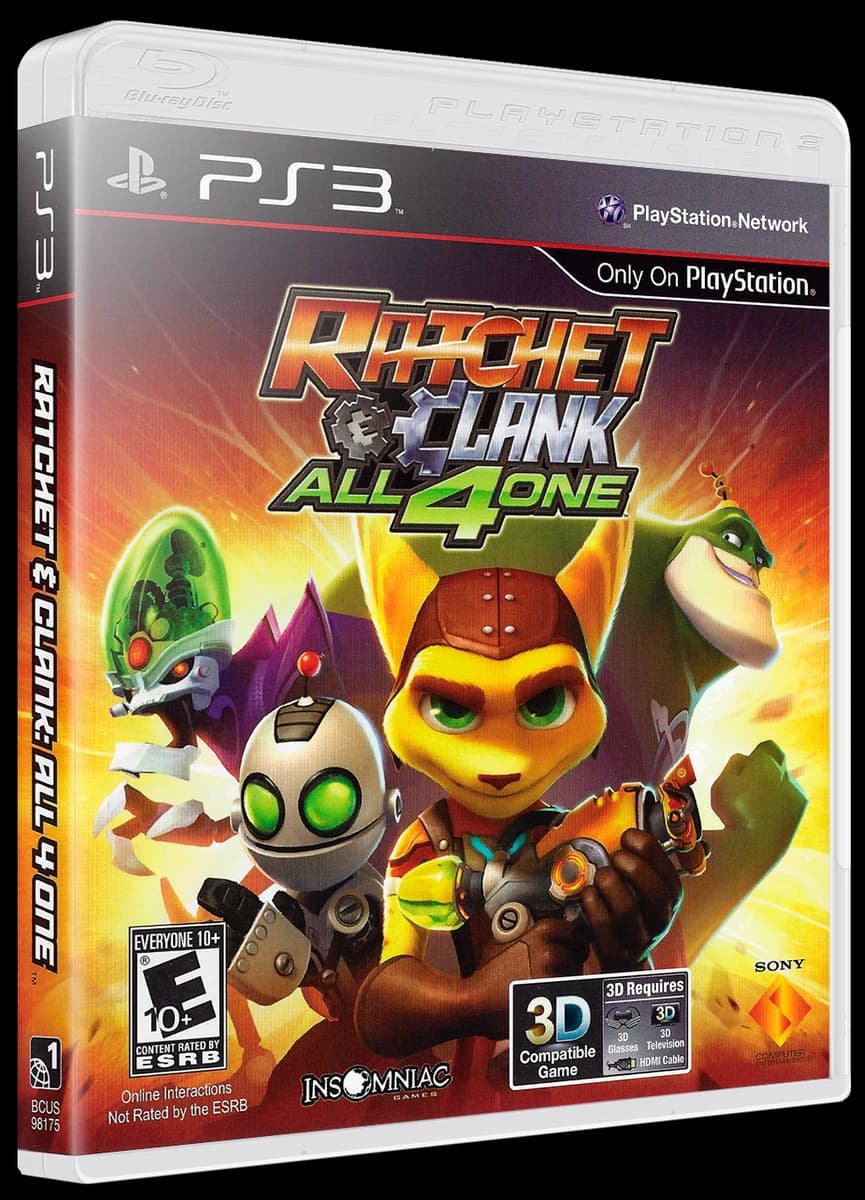 Ratchet & Clank: All 4 One box art