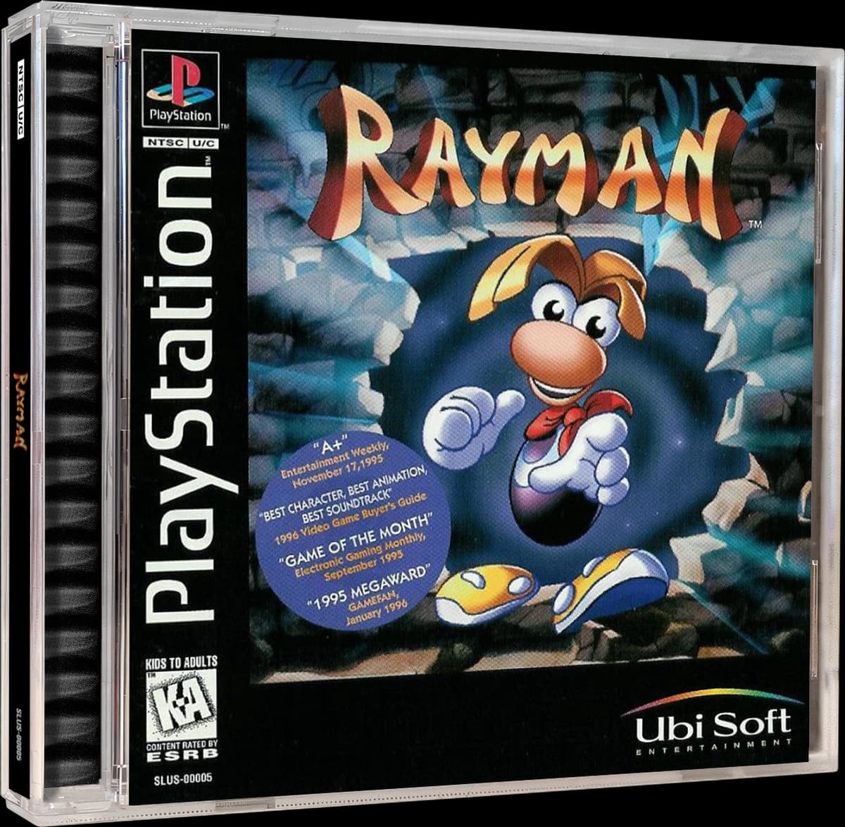 Rayman 3D box (NA)