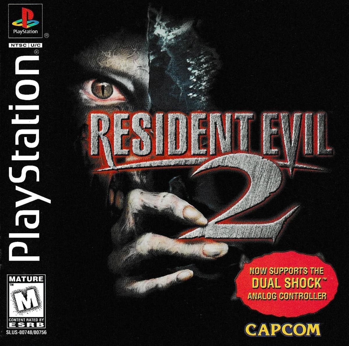 Resident Evil 2: Dual Shock Edition box art