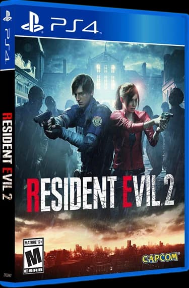 Resident Evil 2 3D box (NA)