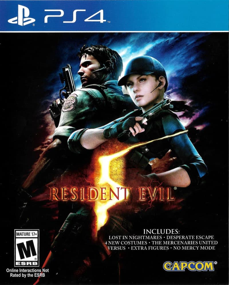 Resident Evil 5 box front (NA)
