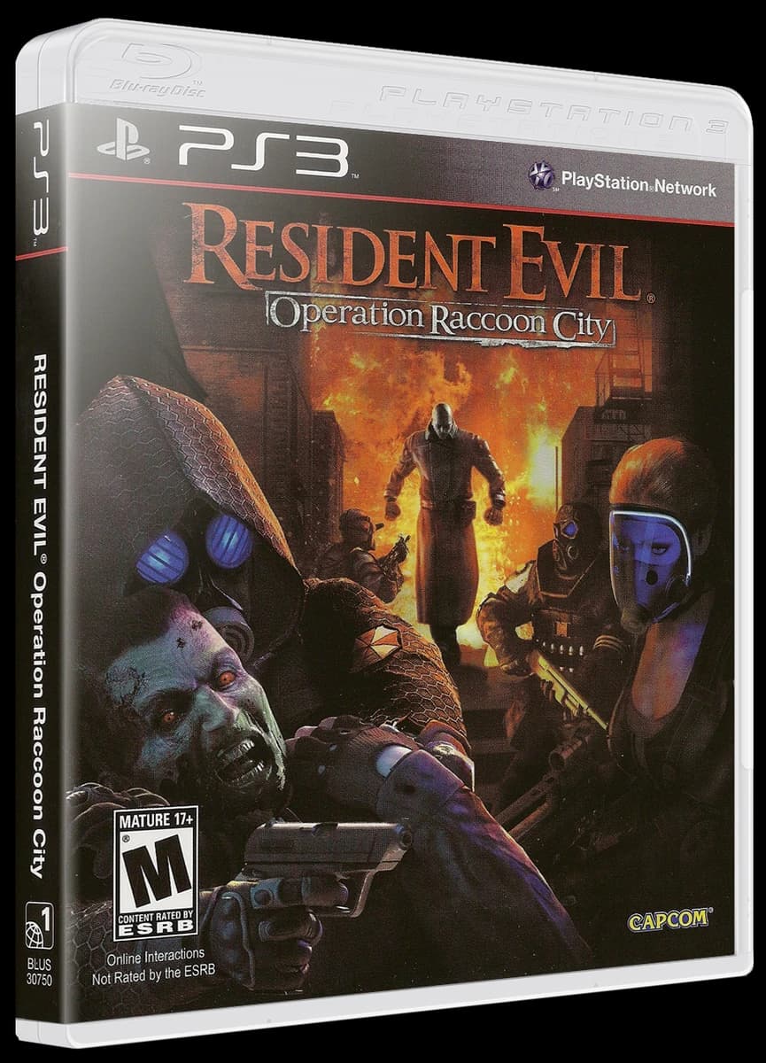 Resident Evil: Operation Raccoon City 3D box (NA)