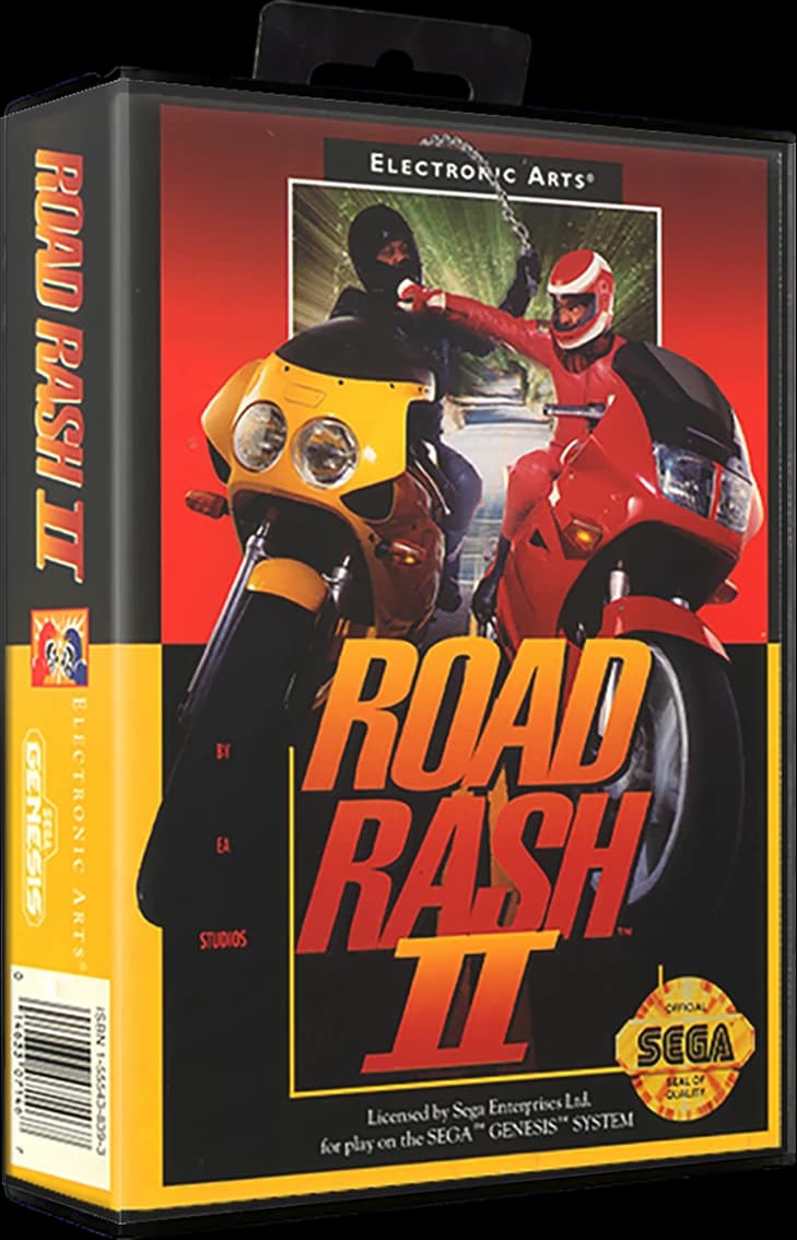 Road Rash II box art