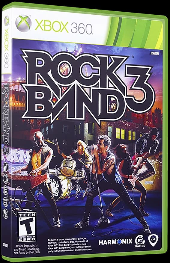 Rock Band 3 3D box (NA)