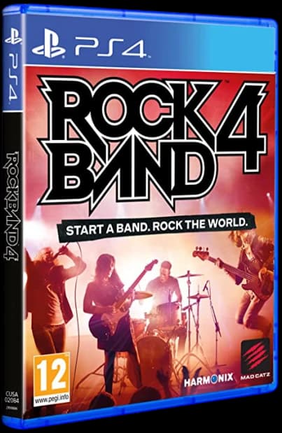 Rock Band 4 box art