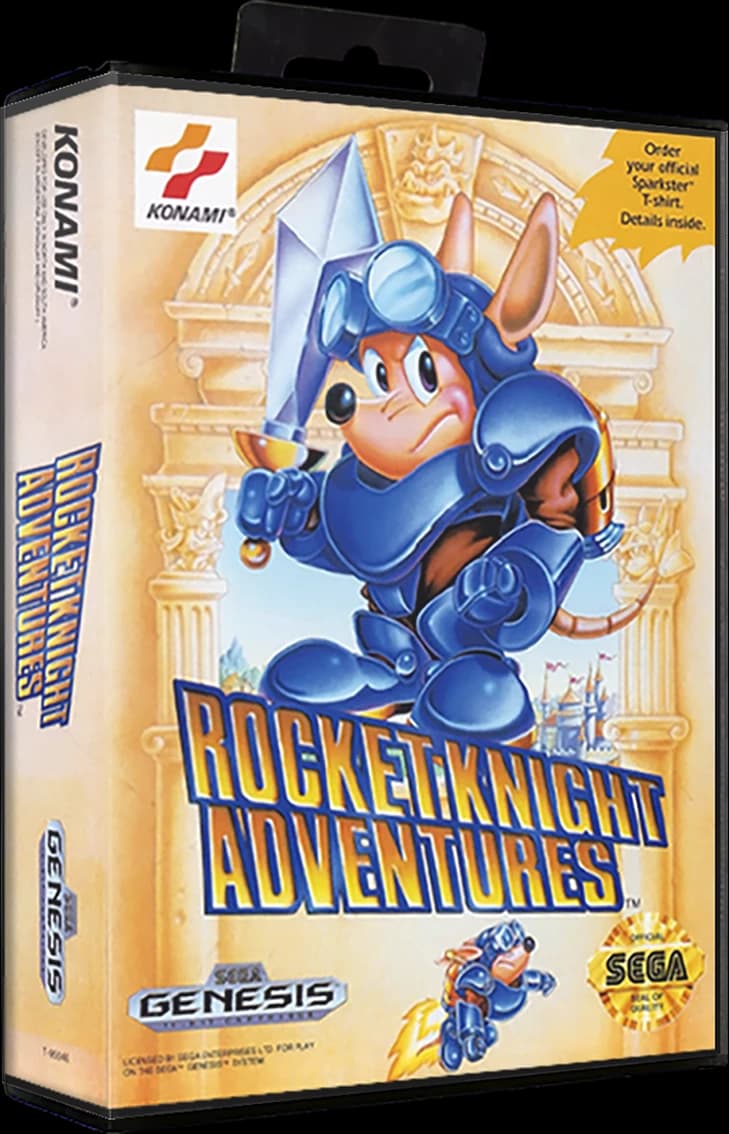 Rocket Knight Adventures box art