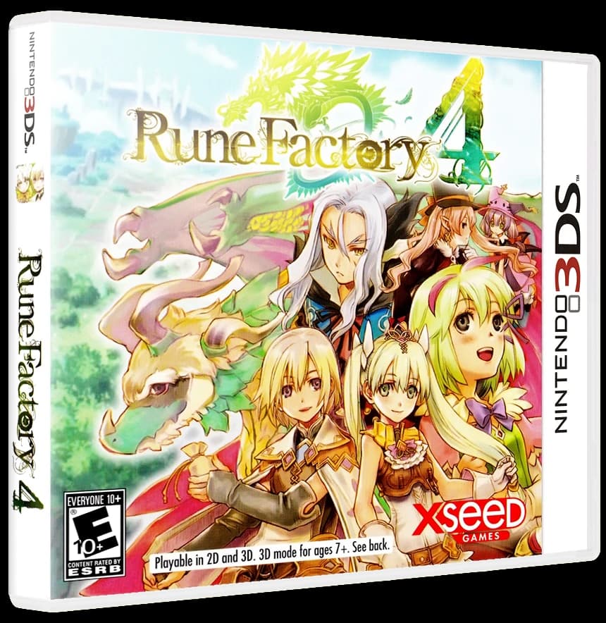 Rune Factory 4 box art