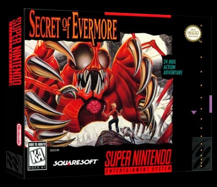 Secret of Evermore box art