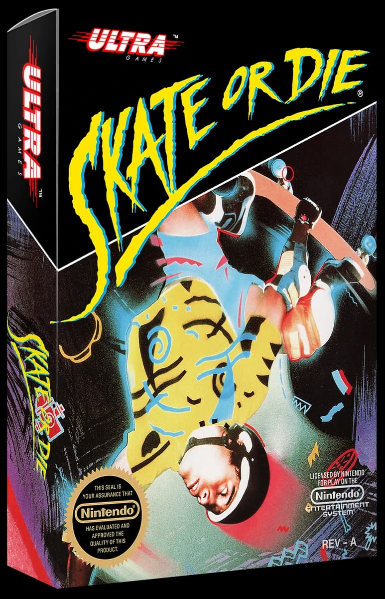 Skate or Die box art
