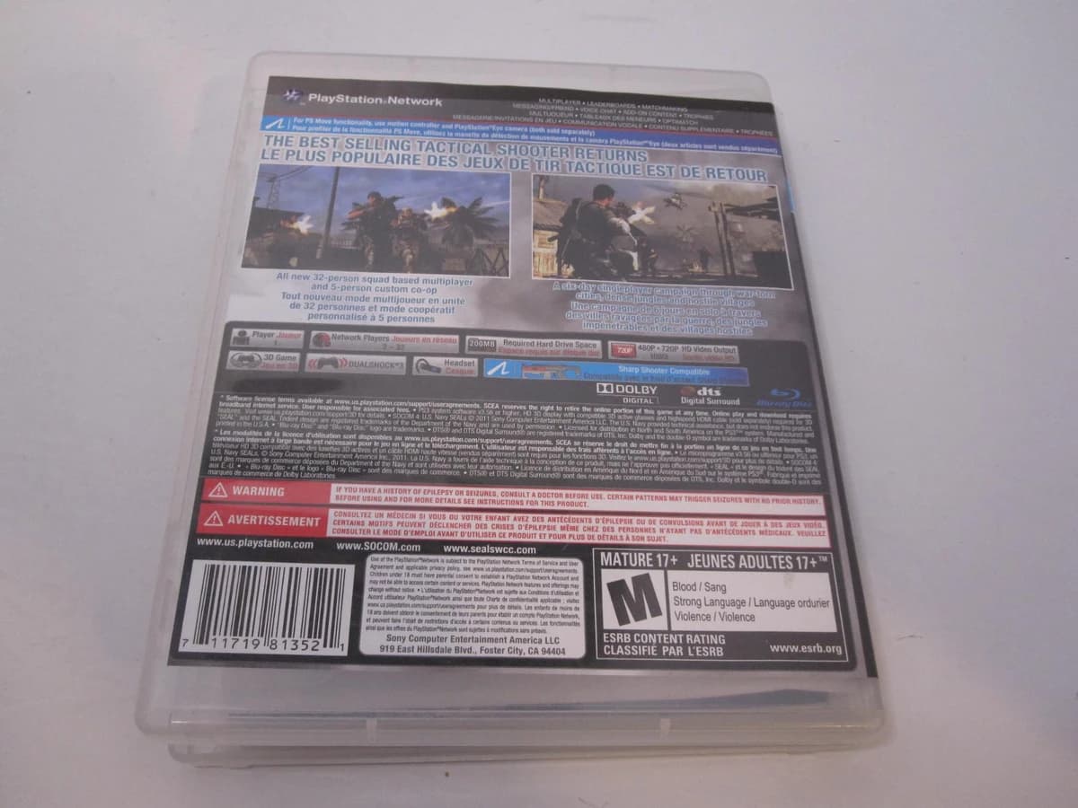 SOCOM 4: US Navy SEALs box art