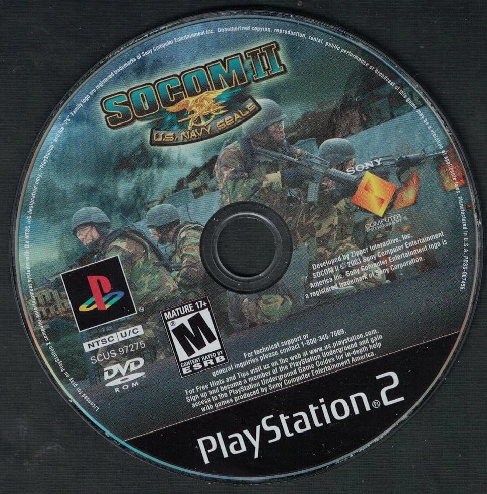 SOCOM II US Navy Seals box art