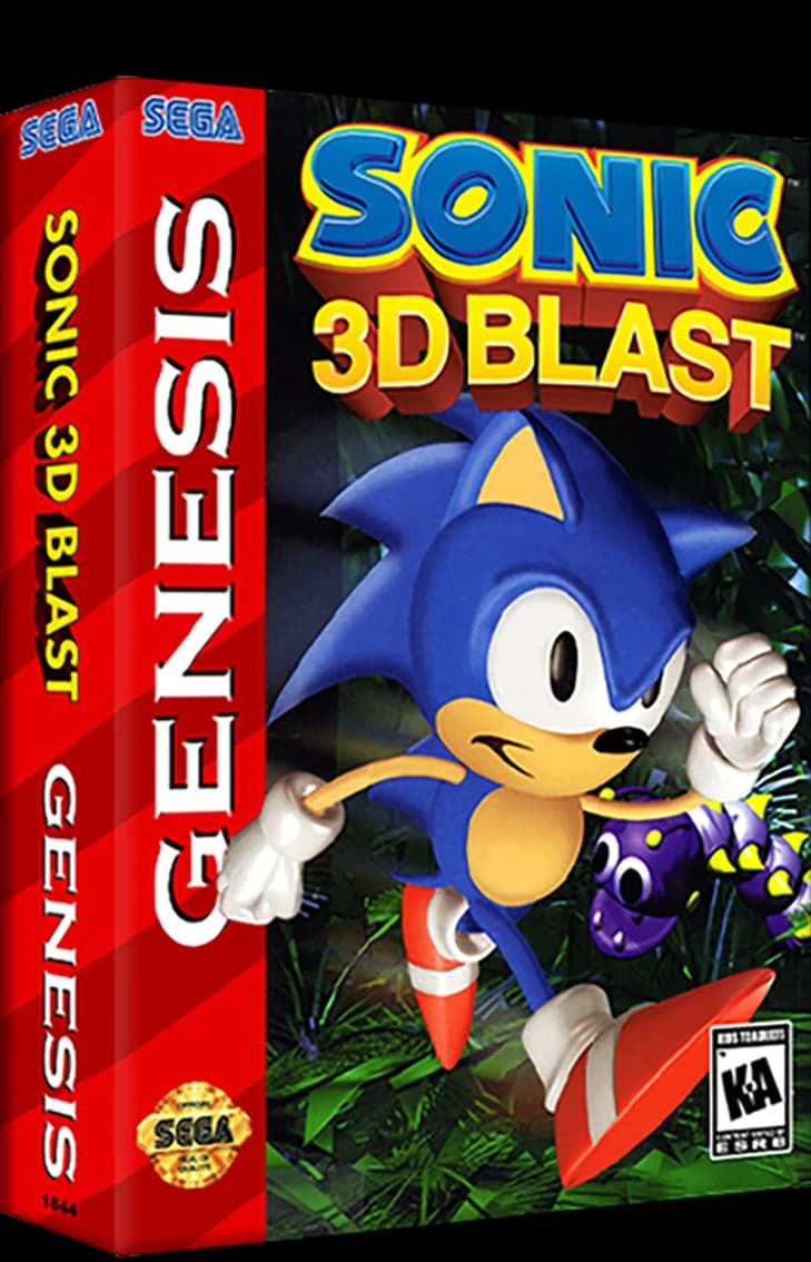 Sonic 3D Blast box art