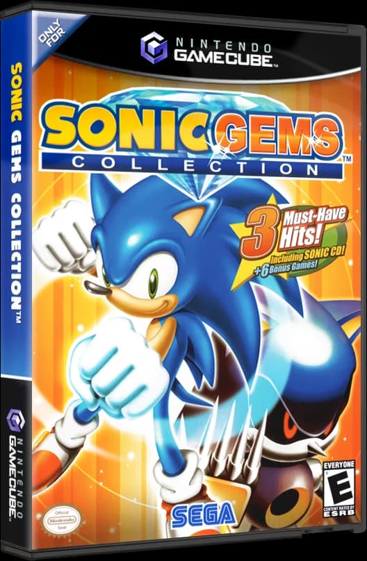 Sonic Gems Collection 3D box (NA)