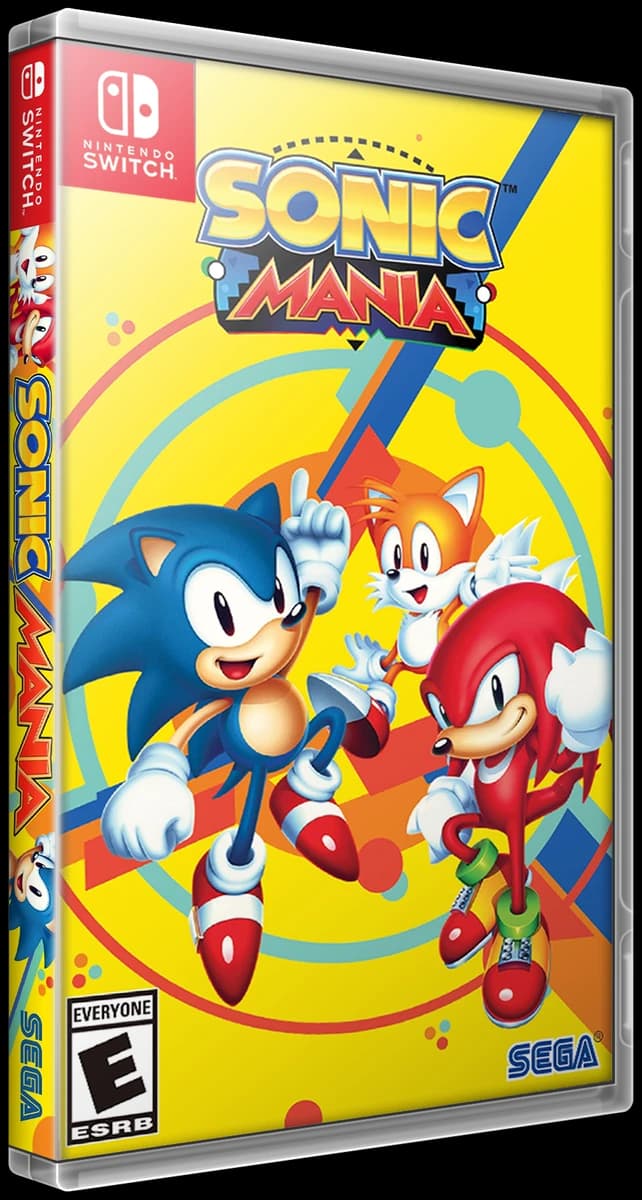 Sonic Mania 3D box (NA)