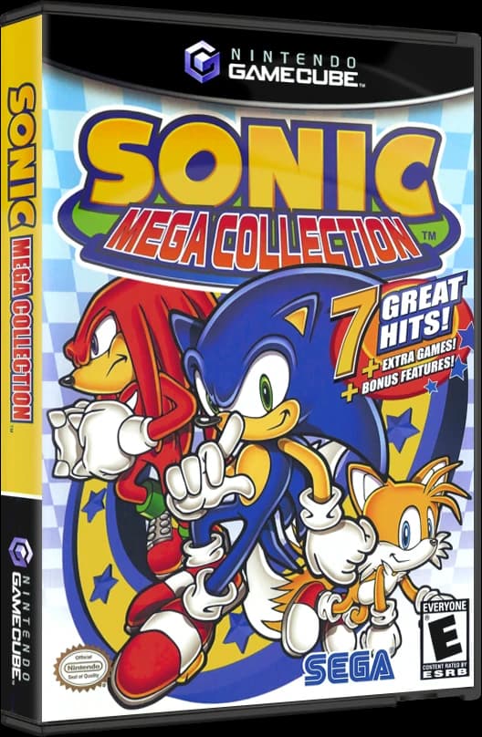 Sonic Mega Collection 3D box (NA)