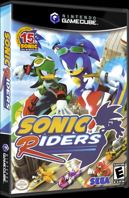 Sonic Riders 3D box (NA)