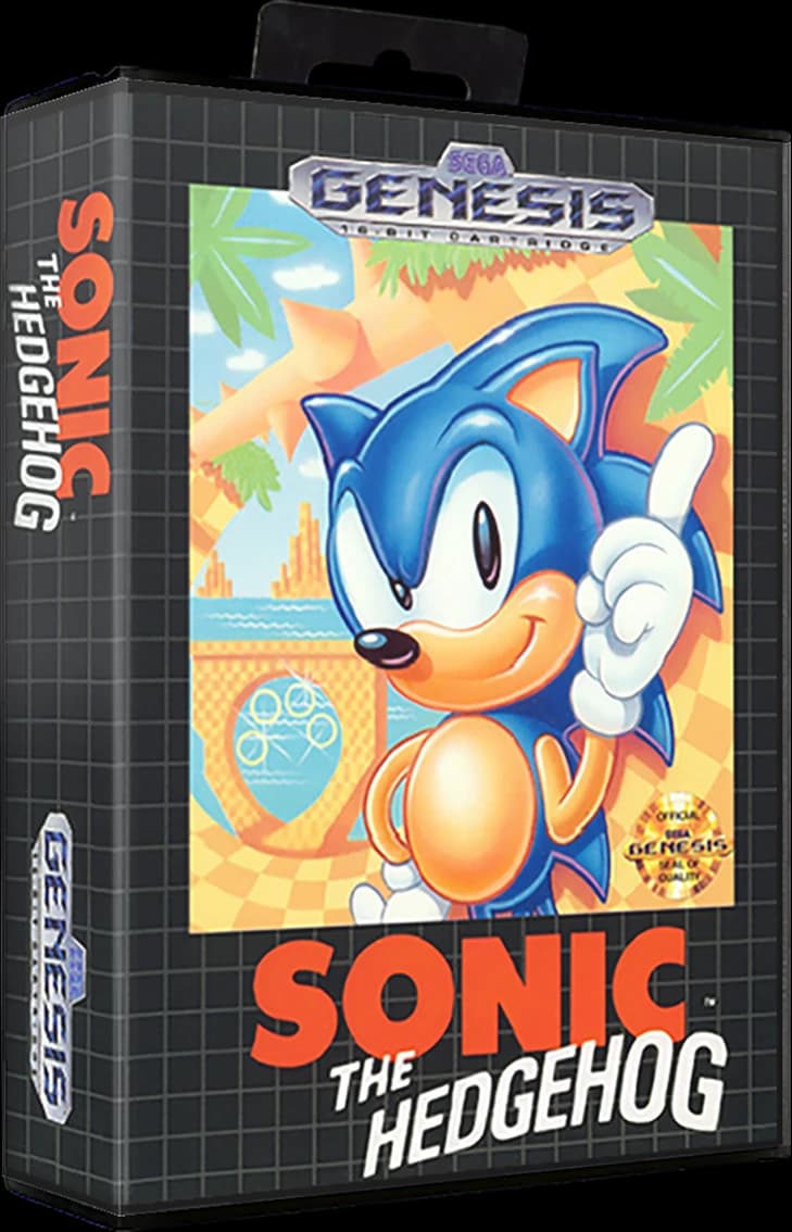 Sonic the Hedgehog 3D box (NA)
