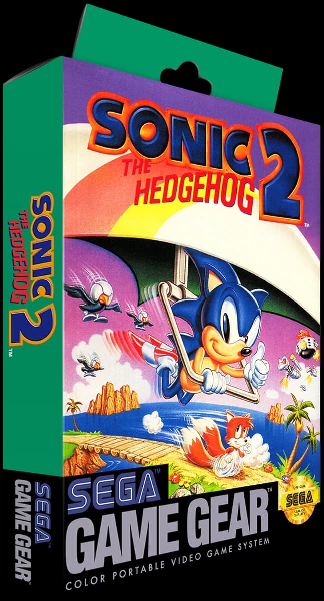 Sonic the Hedgehog 2 box art