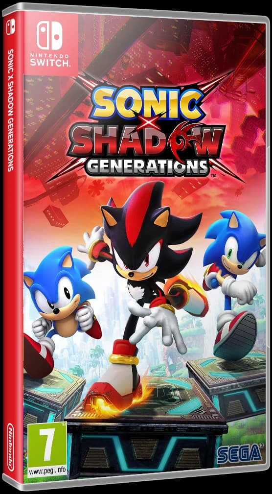 Sonic x Shadow: Generations 3D box (EU)