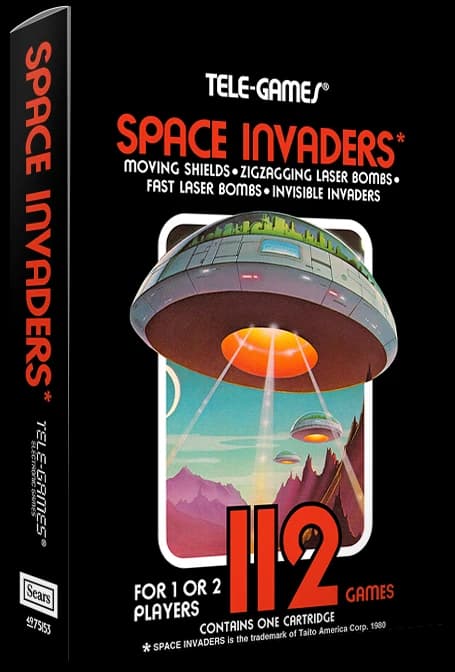 Space Invaders 3D box (NA)