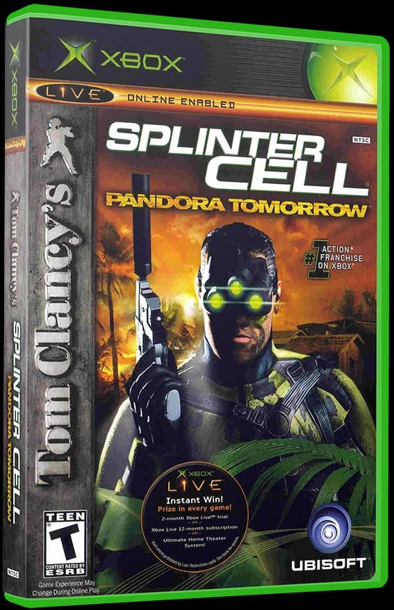 Splinter Cell Pandora Tomorrow box art
