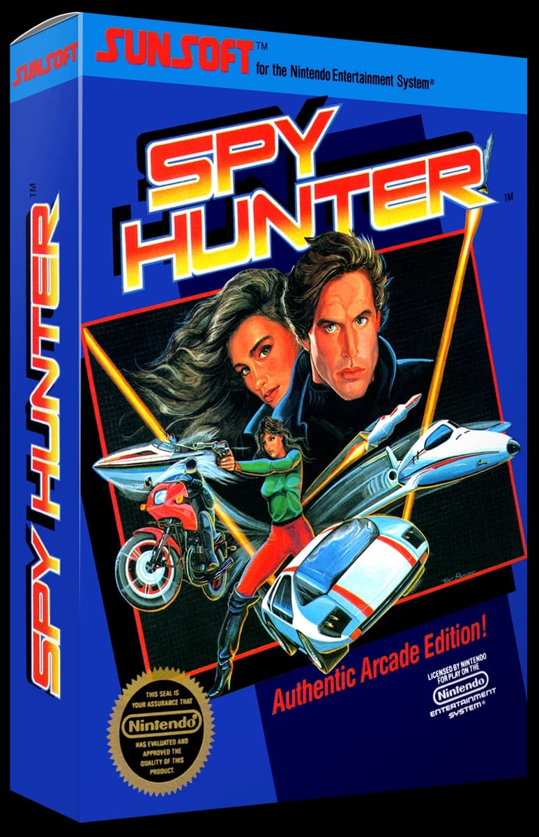 Spy Hunter 3D box (NA)