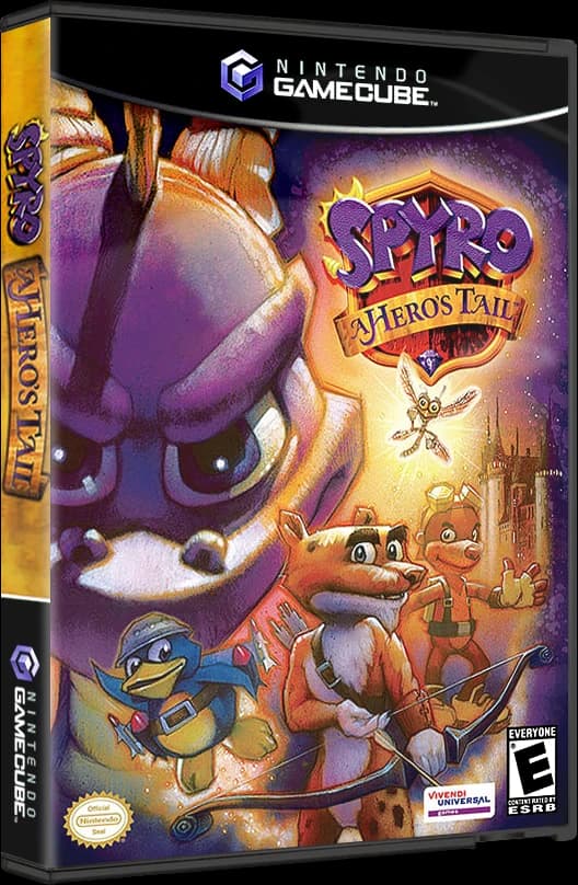 Spyro A Hero's Tail 3D box (NA)