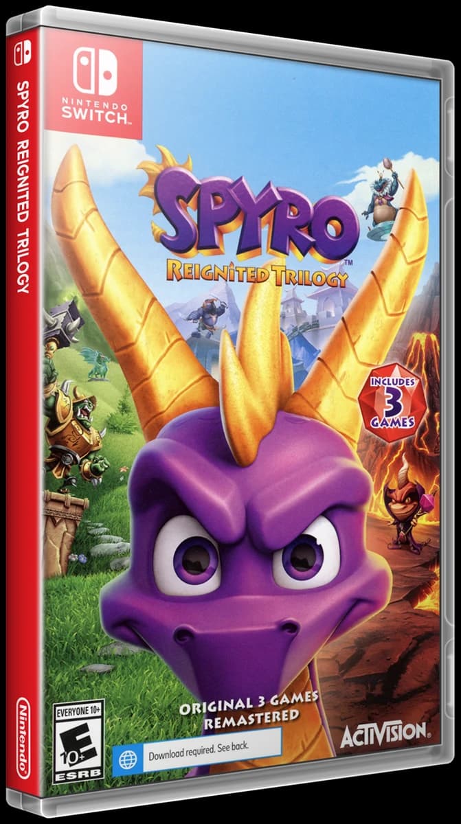 Spyro Reignited Trilogy box art
