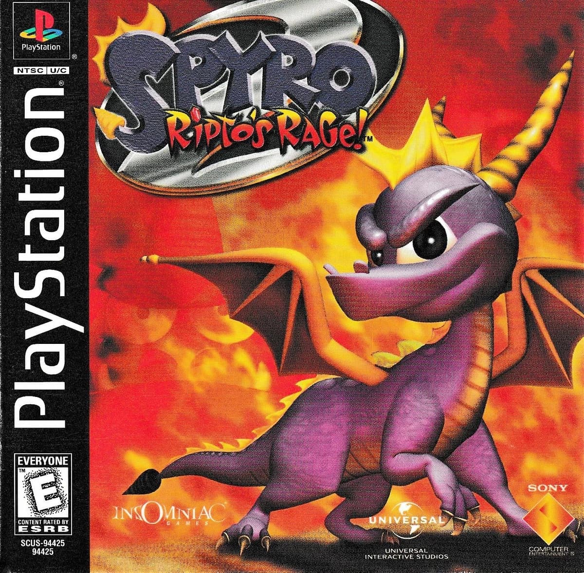 Spyro Ripto's Rage 3D box (NA)