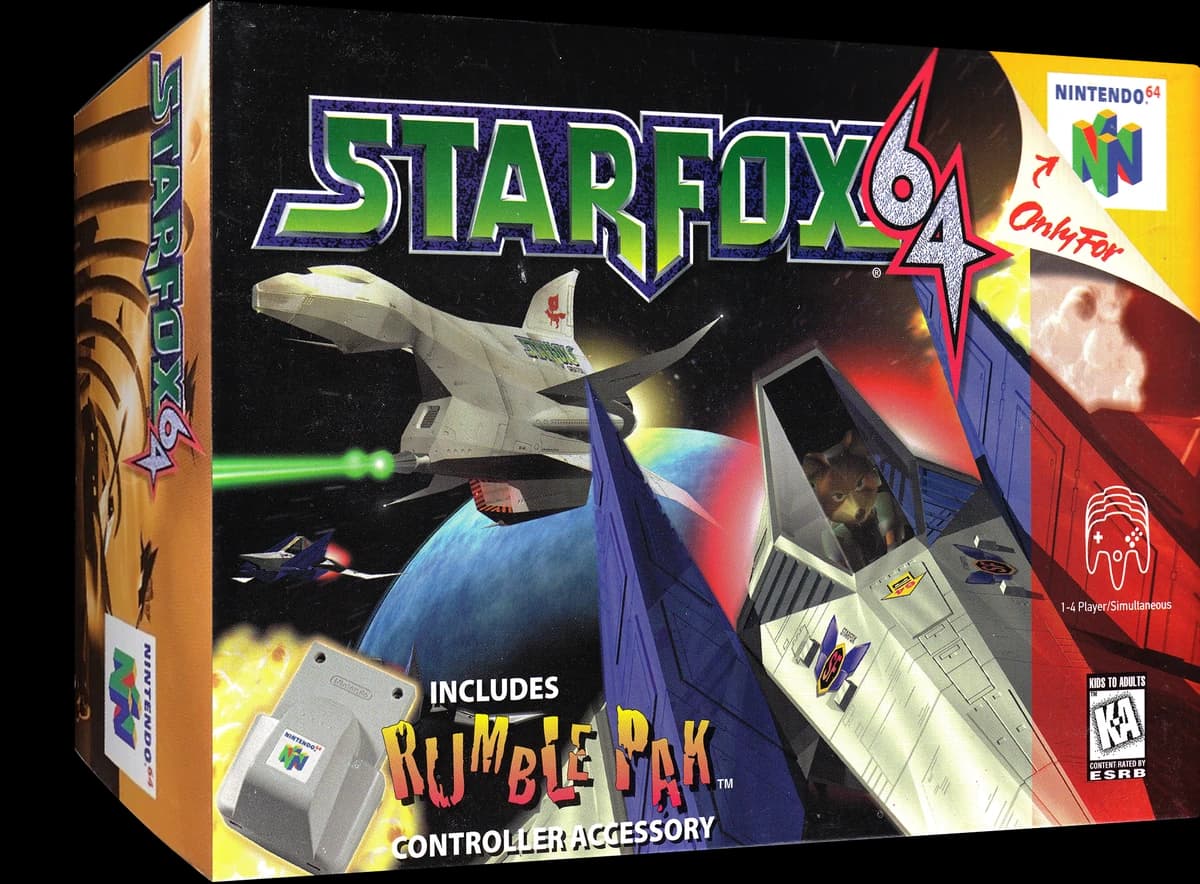 Star Fox 64 box art