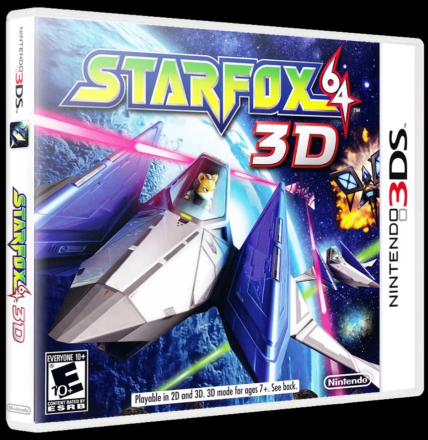 Star Fox 64 3D box art