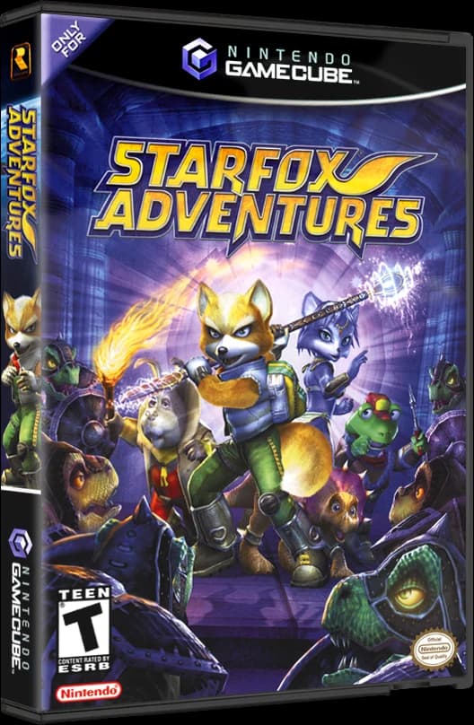 Star Fox Adventures 3D box (NA)
